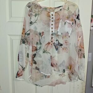 Sheer hi lo top S XL
